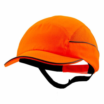 Casquette de sécurité toute saison orange 5 cm (4)