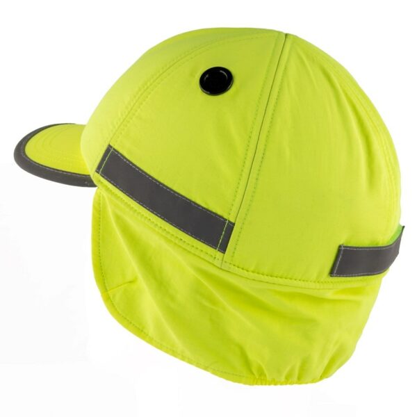 gorra de seguridad de invierno fluo amarillo