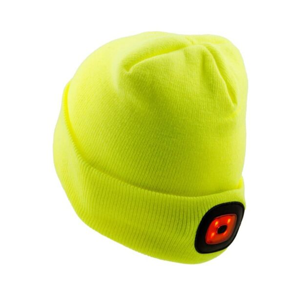 yellow led bump cap